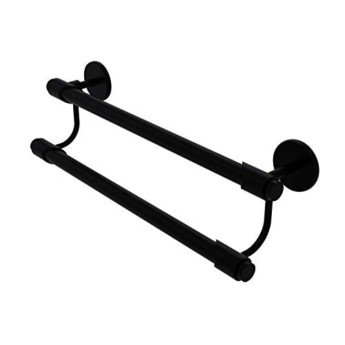 Allied Brass TR-72/36 Tribecca Collection 36 Inch Double Towel Bar, Matte Black