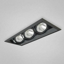 Load image into Gallery viewer, Eurofase TE163-01 3-Light PAR20 Recessed Mutiple Strip Trim, Black
