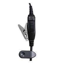 Load image into Gallery viewer, Maxtop AEH3000-M1 Walkie Talkie Two Way Radio Black Headset Earpiece Mic for Motorola CP200 RDV5100 EP450 BC120
