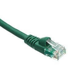 Load image into Gallery viewer, 35 Foot Green Cat6a Ethernet Patch Cable, Snagless/Boot with RJ45 Connector, 500 MHz, 24 AWG, UTP(Unshielded Twisted Pair) Stranded Copper, Internet Patch Cable, CableWholesale
