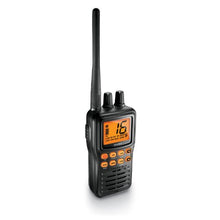 Load image into Gallery viewer, Uniden Mhs75 Waterproof Handheld 2 Way Vhf Marine Radio, Submersible, Selectable 1/2.5/5 Watt Transm
