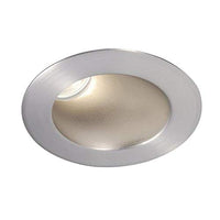 WAC Lighting HR-3LED-T418F-W-BN 3000K LED 3-Inch Recessed Downlight Adjustable Round Trim with 50-Degree Beam Angle, Brushed Nickel