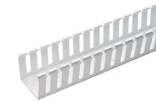 Load image into Gallery viewer, Panduit G.5X1WH6-A Type G Wide Slot Wiring Duct with Adhesive Tape, PVC, White (20-Pack)
