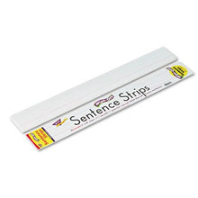 Load image into Gallery viewer, TREND T4001 - Wipe-Off Sentence Strips, 24 x 3, White, 30/Pack-TEPT4001
