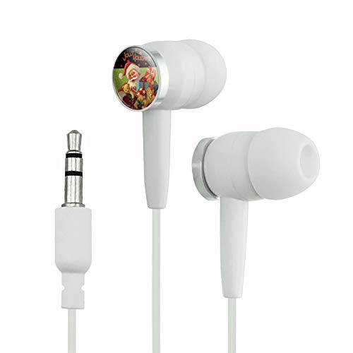 GRAPHICS & MORE Christmas Jolly Holidays Santa Graphic Novelty in-Ear Earbud Headphones