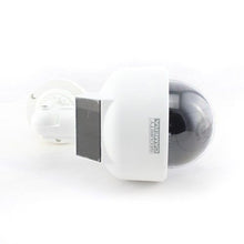 Load image into Gallery viewer, White Dummy Solar Powered Dome CCTV Camera Waterproof with Flashing LED Lights
