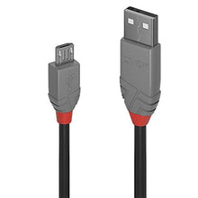 Load image into Gallery viewer, LINDY 36735 5 m Anthra Line USB 2.0 Type A to Micro-B Cable - Black
