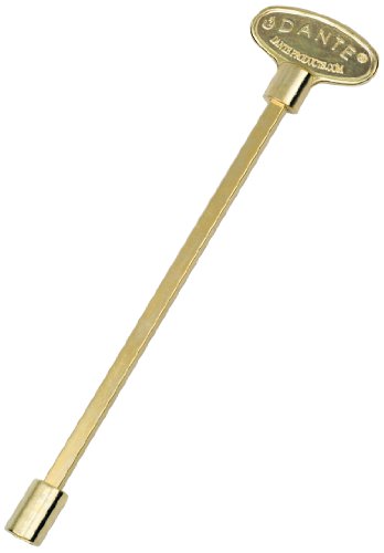 Dante Products Key, 24-Inch, Polished Brass