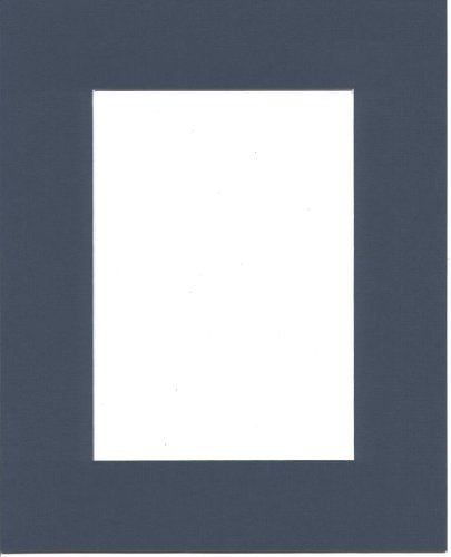 22x28 Baltic Blue Picture Mats with White Core Bevel Cut for 18x24 Pictures