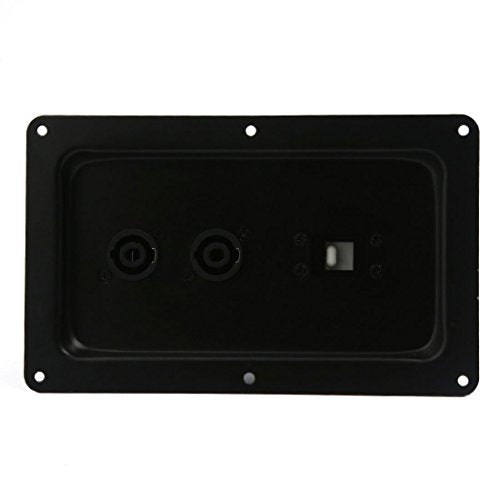 uxcell Car Vehicle Black Metal Audio Speaker Box Connector Plate