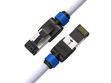 Load image into Gallery viewer, LINKUP - [Tested with Versiv CableAnalyzer] Cat7 Ethernet Cable -10 FT (2 Pack) 10G Double Shielded RJ45 S/FTP | Network Internet LAN Switch Router Game | High-Speed | 26AWG White
