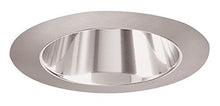 Load image into Gallery viewer, Juno Lighting 447PT-SC 4-Inch Adjustable Cone Recessed Trim, Pewter Alzak with Satin Chrome Trim
