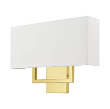 Load image into Gallery viewer, Livex Lighting 50991-91 Pierson Brushed Nickel 2 Light Ada Wall Sconce, Medium
