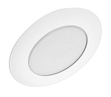 Load image into Gallery viewer, Nicor Lighting 6 Inch White Recessed Shower Trim With Albalite Lens (17505)
