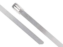 Load image into Gallery viewer, 8 Inch Standard 316 Stainless Steel Cable Tie - 100 Pack
