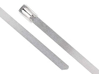 27 Inch Standard 316 Stainless Steel Cable Tie - 100 Pack
