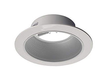 Load image into Gallery viewer, Nicor Lighting 6 Inch White Recessed Baffle Trim, Fits 6 Inch Housings (17510)
