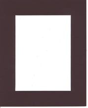 Load image into Gallery viewer, 25 5x7 Maroon Picture Mats Mattes Matting with White Core, for 4x6 Pictures
