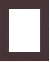 25 5x7 Maroon Picture Mats Mattes Matting with White Core, for 4x6 Pictures