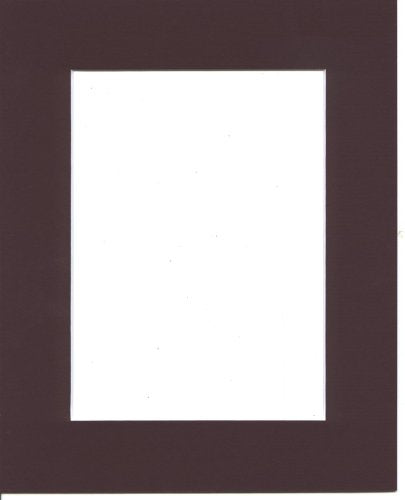25 5x7 Maroon Picture Mats Mattes Matting with White Core, for 4x6 Pictures
