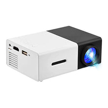 Load image into Gallery viewer, Mini Projector, Built-in Stereo Speaker Portable Multi-Media Home Theater Projector with HDMI/AV/USB Interface 320x240 Resolution(Black-White)
