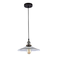 Load image into Gallery viewer, Chloe CH58035RB12-DP1 Industrial-Style 1 Light Rubbed Bronze Ceiling Mini Pendant 12&quot; Wide
