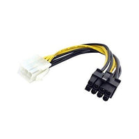 FASEN PCI-E PCI Express 6Pin Male to 8 Pin Female Video Card Extension Power Cable 0.1M 0.3FT