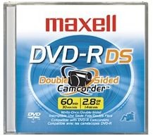 Maxell Double Sided Mini DVD-R, 2 pack