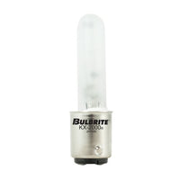 Bulbrite 473221 2PK - 20W - T3 - Double Contact Bayonet Base - 120V - 2700K - 3000Hr - Dimmable - Frost - Krypton/Xenon