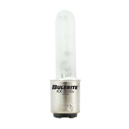 Bulbrite 473221 2PK - 20W - T3 - Double Contact Bayonet Base - 120V - 2700K - 3000Hr - Dimmable - Frost - Krypton/Xenon