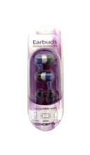 Load image into Gallery viewer, iConcepts Noise Isolation Earbuds for MP3, Gaming or iPhone Purple
