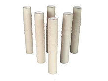 Load image into Gallery viewer, Set of 6 pc. 8&quot; Cream Candelabra Base Thin 3/4&quot; Inner Diameter Beeswax Candle Covers, Socket Sleeves
