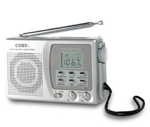 Coby CXCB91 Radio Pocket 9BAND Clock
