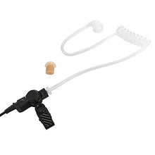 Load image into Gallery viewer, maxtop ARP35-35L Clear Coil Acoustic Ear Tube Receiving Only Earphone with 3.5mm Plug for Speaker Microphone
