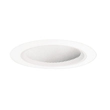 Load image into Gallery viewer, HALO 498W, 6&quot; Trim Baffle -Slope Ceiling Trim White Trim with White Coilex Baffle
