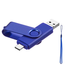 Load image into Gallery viewer, 64GB Photo Stick, EASTBULL Android Flash Drive 3 in 1 USB Picture Keeper Memory Stick for Android/Type-C/Smartphone/Mac/PC/Laptop (Blue)
