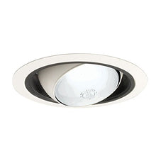 Load image into Gallery viewer, Juno 249B-WH, Shallow 6 inch Round IC Rated Recessed Trim, 75 Total Watts Halogen
