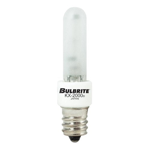 Bulbrite 473041 - 2PK - 40W - T3 - Candelabra Base - 120V - 2700K - 3,000Hrs - Dimmable - Frost - Krypton/Xenon Bulbs