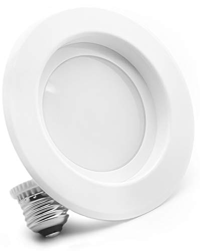 Bioluz LED 4-inch 13 Watt 90 CRI Dimmable LED Retrofit Recessed Lighting Fixture - 2700K LED Ceiling Light - 910 Lumen Recessed Downlight UL-Listed JA8 CEC