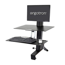 Load image into Gallery viewer, Ergotron - WorkFit-S LD Sit-Stand Workstation with Worksurface - for Tabletops - 23 Inches, Black
