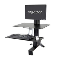 Ergotron - WorkFit-S LD Sit-Stand Workstation with Worksurface - for Tabletops - 23 Inches, Black