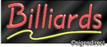 Load image into Gallery viewer, &quot;Billiards&quot; Neon Sign w/Swash
