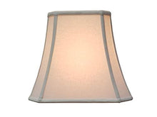 Load image into Gallery viewer, Royal Designs Rectangle Cut Corner Lamp Shade, Linen White, (5 x 6.5) x (8 x 12) x 10
