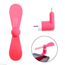 Load image into Gallery viewer, LAAT Mini USB Fan Micro Phone Portable Electric Fan for Android (Pink)
