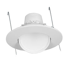 Load image into Gallery viewer, 11 Watt 6&quot; Inch Rotatable 950 Lumens Maxxima Led Retrofit Downlight Gimbal Warm White 2700k Dimmable
