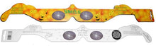 Load image into Gallery viewer, 10 3D Paper Glasses, Happy Eyes, Smiley Lens, Bulk

