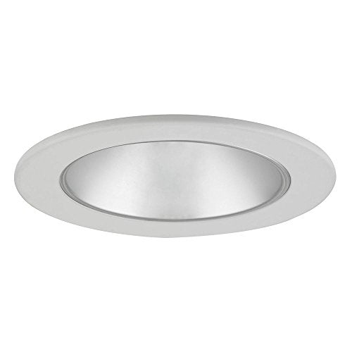 Satin Reflector GU10 LED Deep Trim for 4-Inch Line and Low Voltage Recessed Cans