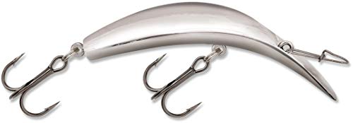 Luhr Jensen Rattle Kwikfish Crank Bait, Silver, 3 13/16-Inch