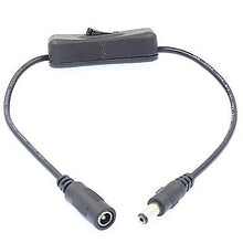 Load image into Gallery viewer, FASEN Universal DC 5V / 12V 5.5 x 2.1mm Male to Female Power Extension Cable / Band Switch
