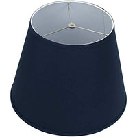 FenchelShades.com Lamp Shade 11x17x13 Navy Blue Linen Fabric